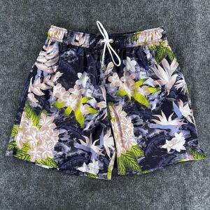 Nike NSW Club Flow Shorts Purple Floral Tropical Mesh Lined Men's M HV4610 515
